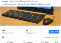 social media post